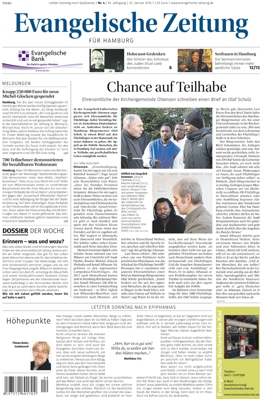 Evangelische Zeitung Jahresabo Print+Digital